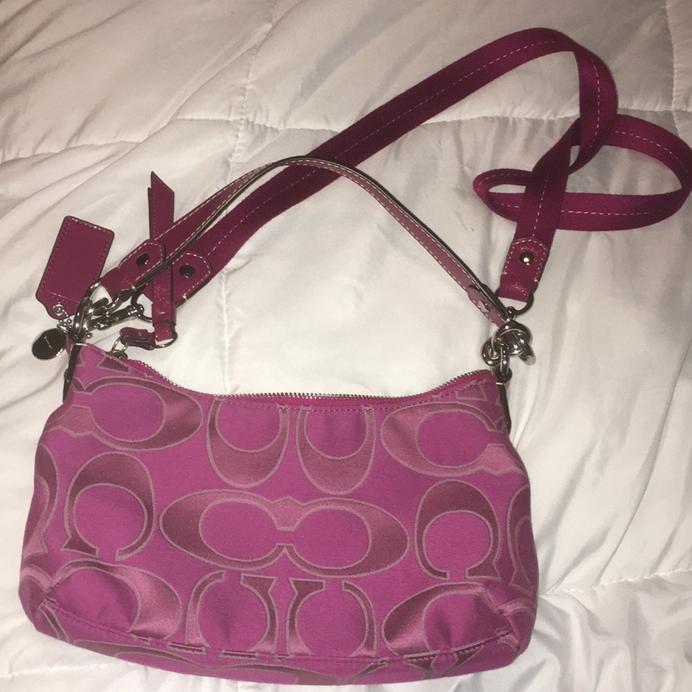 Maroon Coach Purse - Picture 5 of 6